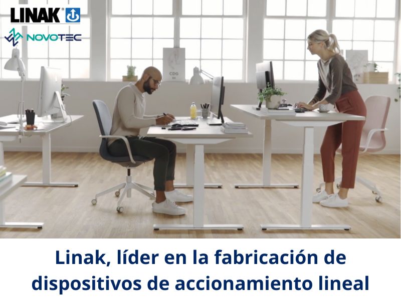 Productos Linak para escritorios regulables